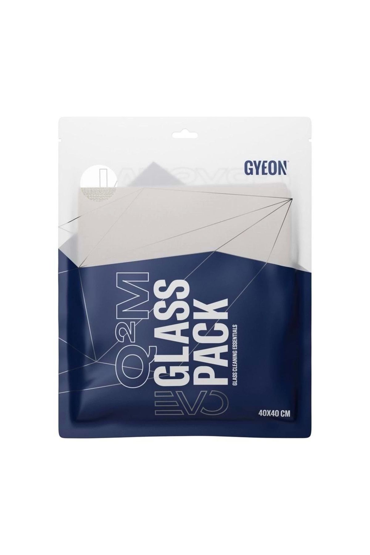 Gyeon Q²m Glasspack Evo Cam Yüzey Temizlik Ve Silme Mikrofiber Bezi Seti 2'lü Paket 40x40 Cm