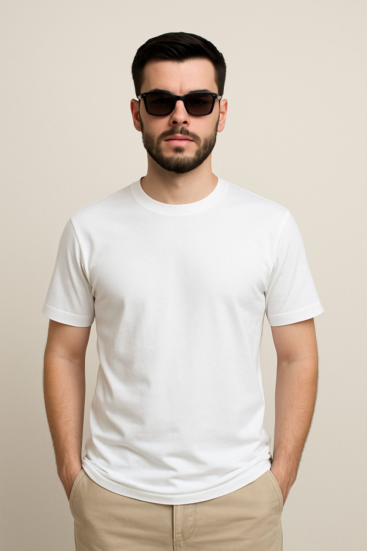 Estado %100 Pamuk Regular Fit Basic Tişört - Siyah