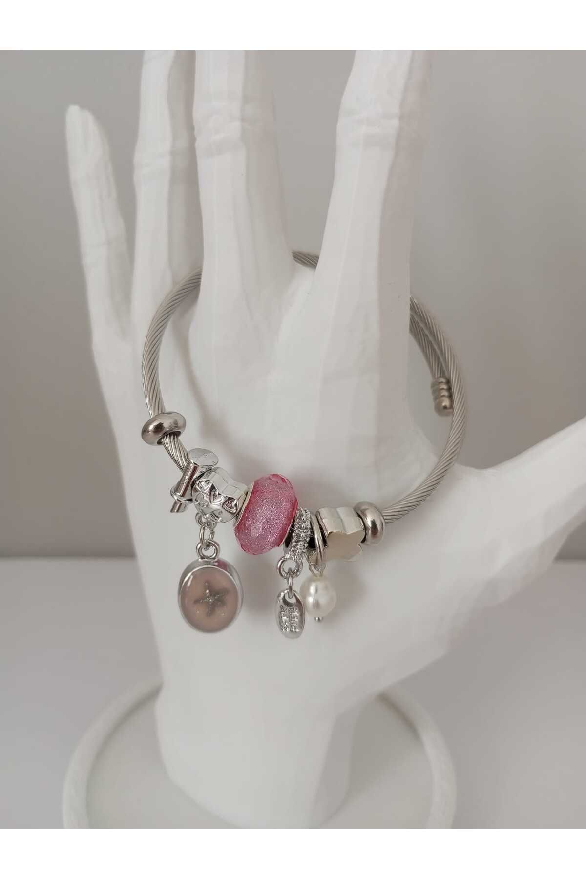 sessjewelry Charmlı bileklik siver