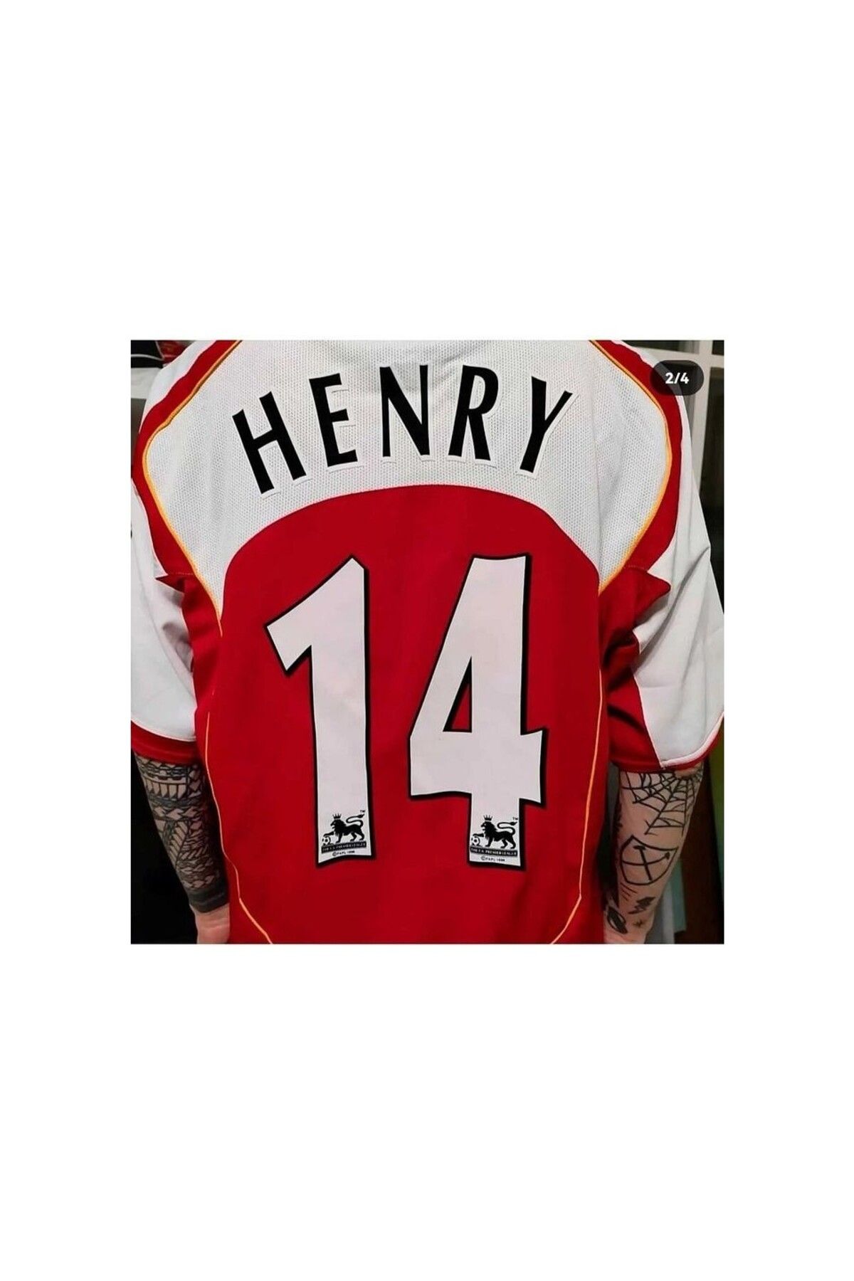kombinezyum Arsenal Sezonu #14 Thierry Henry Özel Nostalji Forması