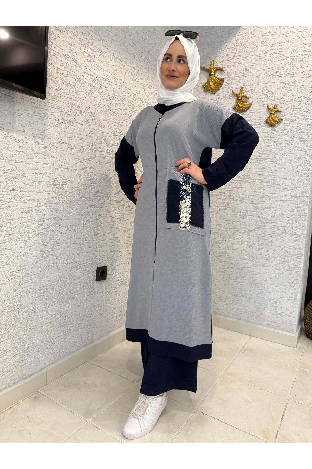 AYSUN AYDEMİR TESETTÜR YAZLIK AEROBİN EŞOFMAN TAKIM