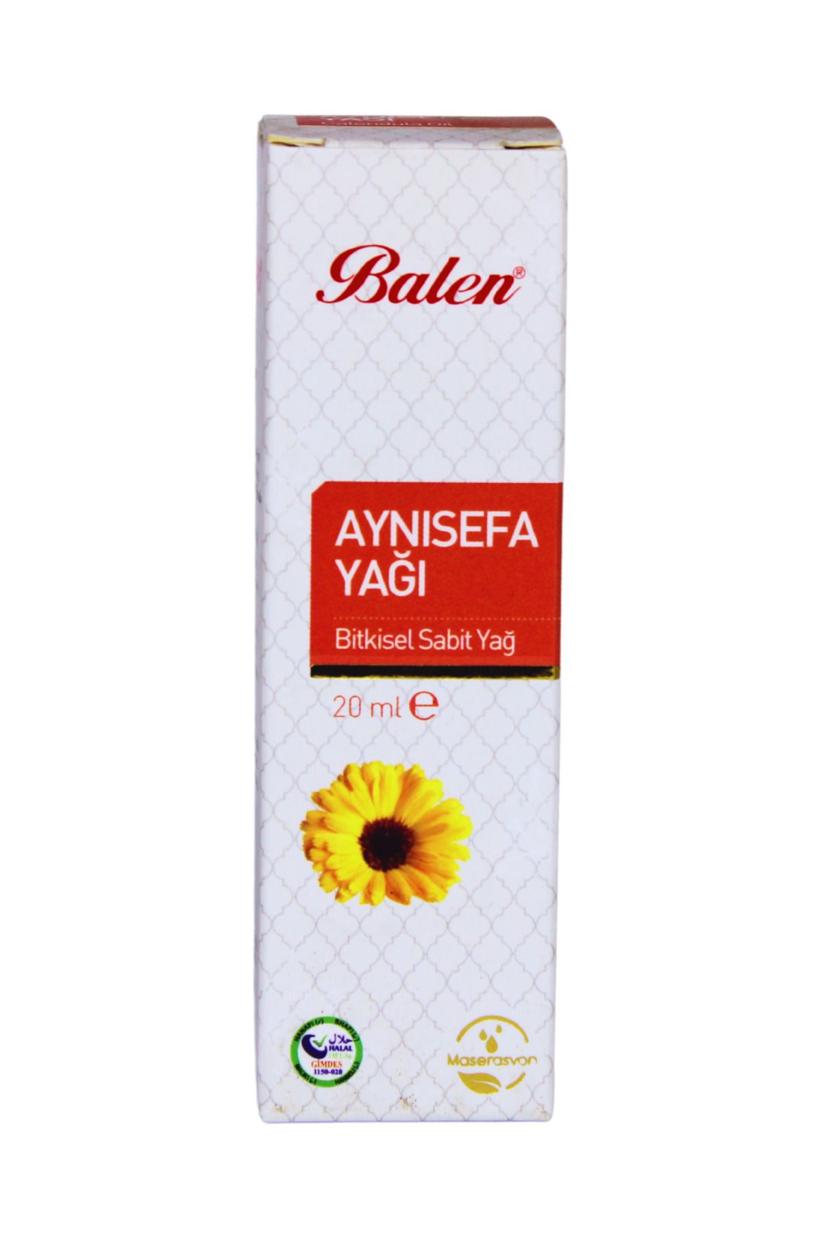 GÜLCE LOKMAN HEKİM AKTAR BALEN AYNI SEFA YAĞI 20ML MASERASYON