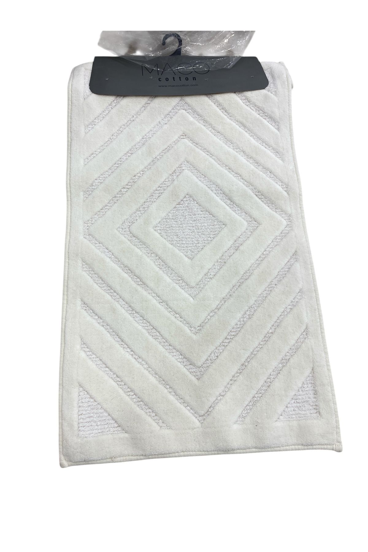 ACAR HOUSE Maco Cotton pamuklu klozet takımı KREM