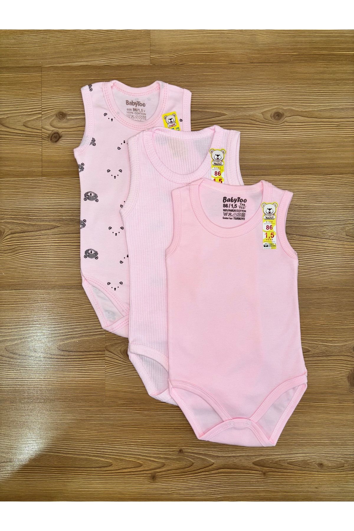 Babytoo Kız Bebek %100 Pamuklu Zıbın