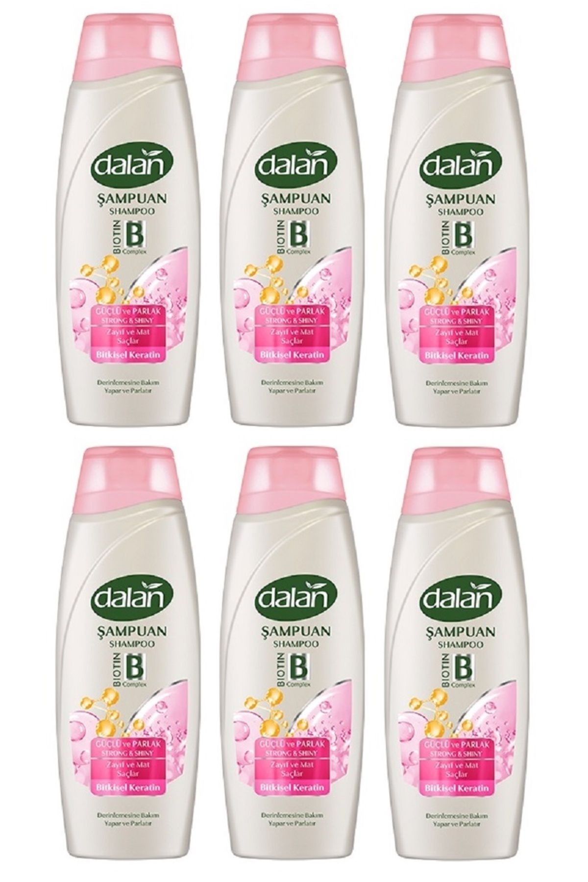 Dalan Şampuan Zeytinyağlı Güçlü ve Parlak 450 Ml x 6 Adet