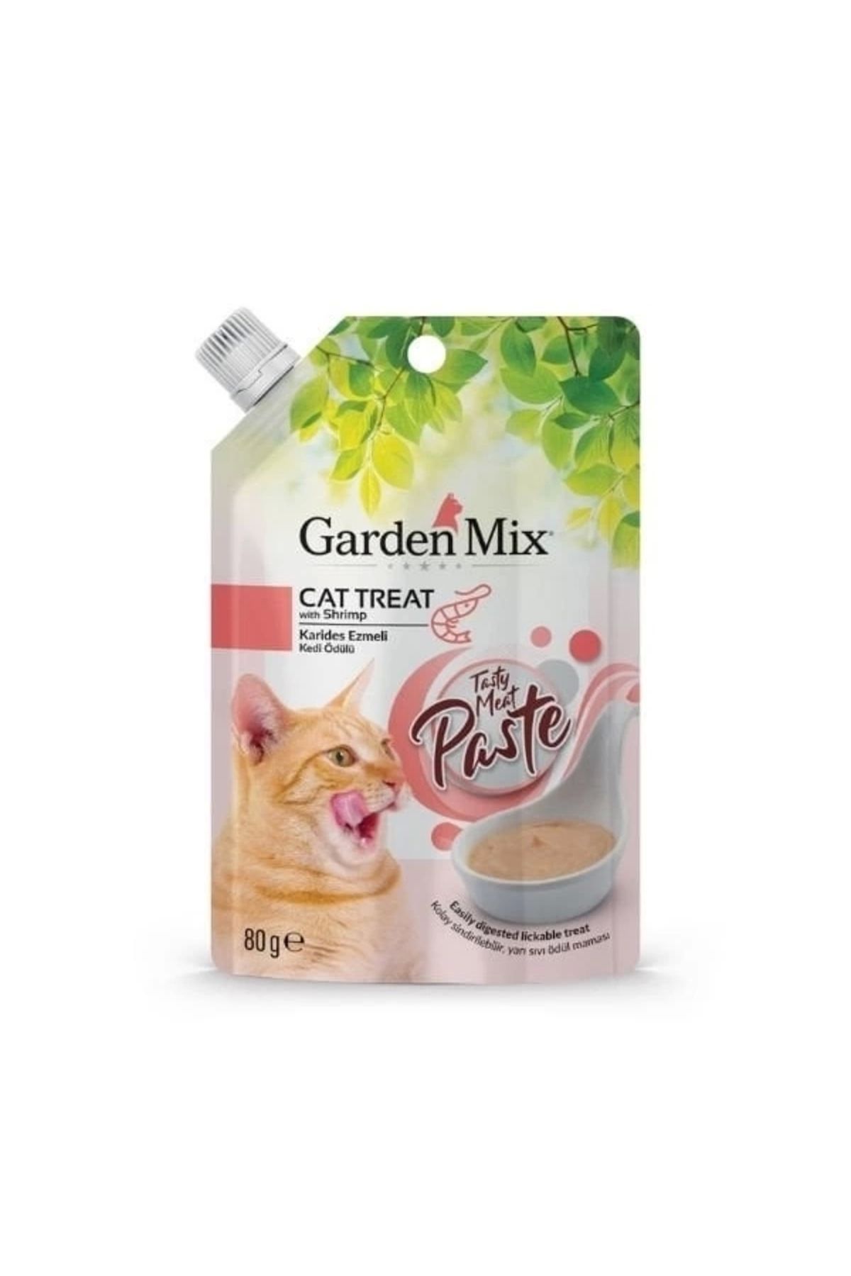 YNT İthalat Garden Mix Tavuk ve Karides Ezme Sıvı Kedi Ödül Maması 80 Gr