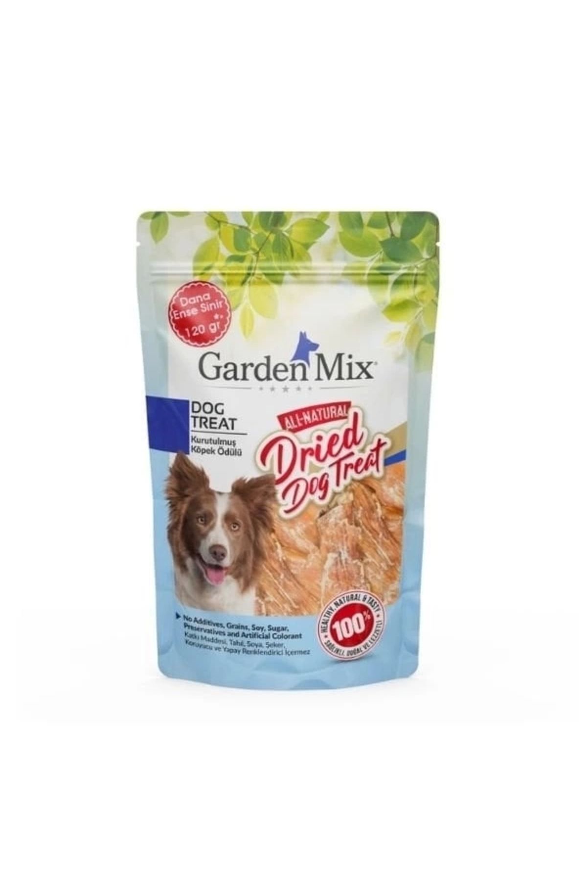 YNT İthalat Garden Mix Kurutulmuş Dana Ense Sinir Köpek Ödül Maması 120 Gr