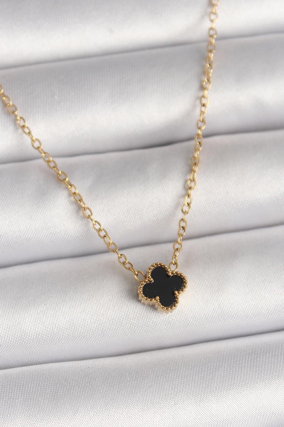 Cubmedikal 316L Çelik Gold Renk Balık Sırtı Model Kadın Kolye
