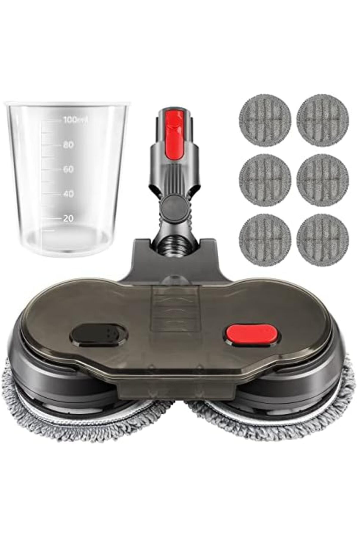 srfn ticaret Dyson V7-V8-V10-V11-V15 Uyumlu Islak ve Kuru Paspas ve Su Tanklı Temizleme Başlığı