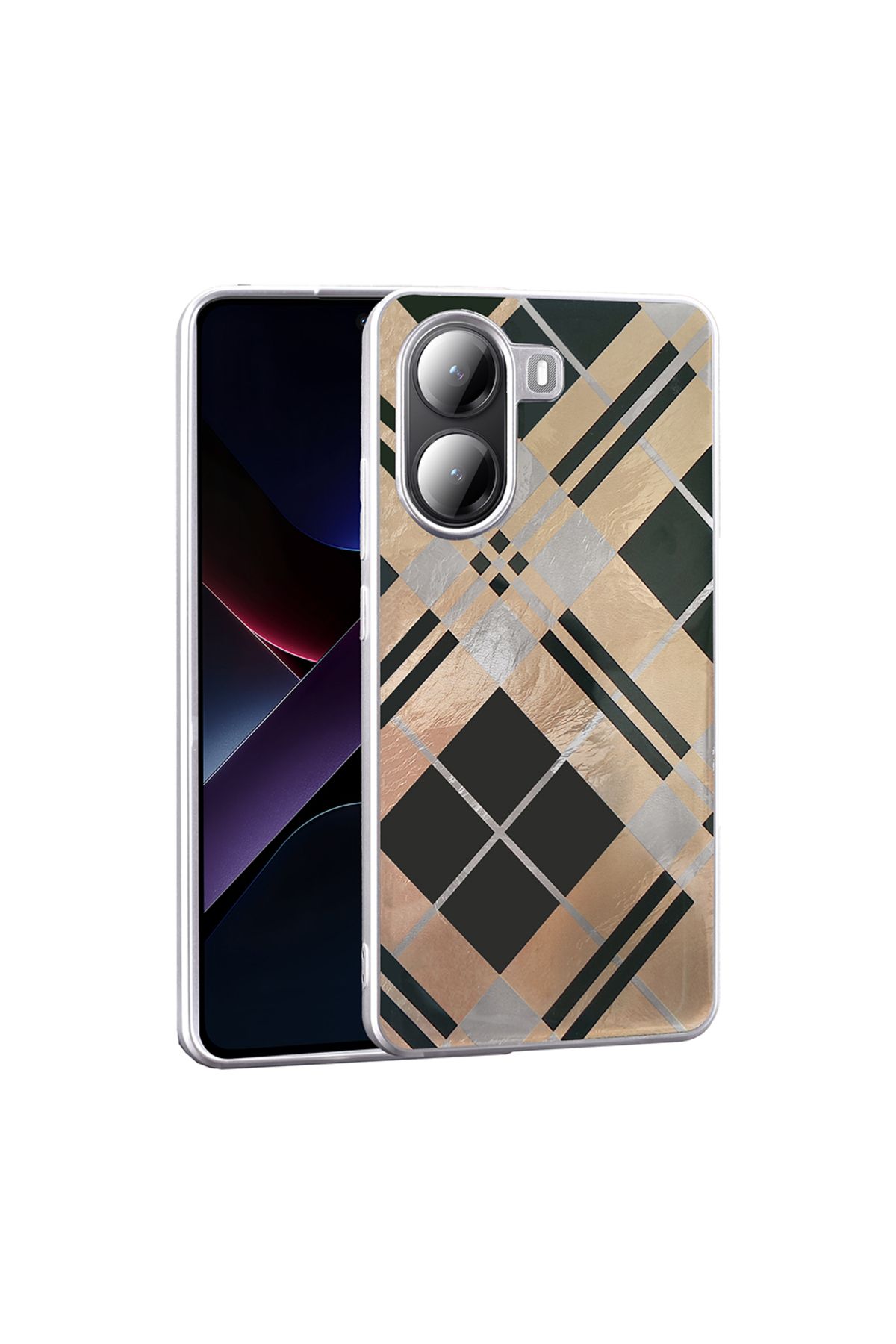 Başkenttekno Xiaomi Poco X7 Pro Kılıf Desenli Mep Kapak