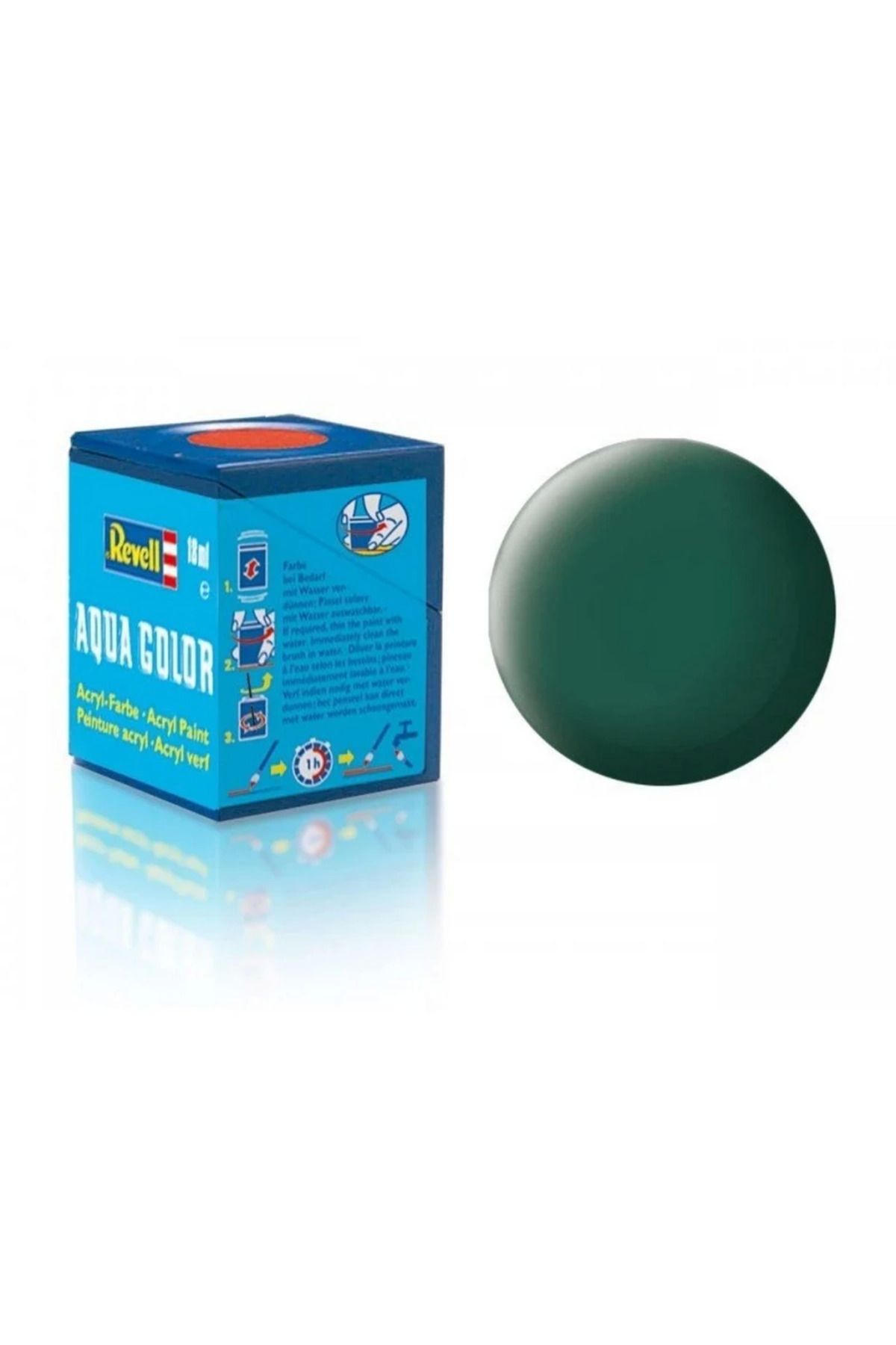 Yuba Avm NessiWorld Aqua Color Sea Green - Mat Boya- 18 ml