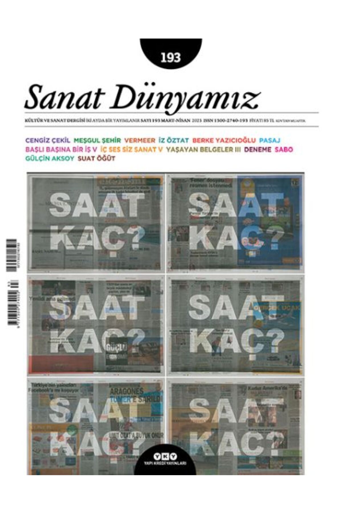 Destek Yayınları Sanat Dünyamız Sayı: 193 Saat Kaç?