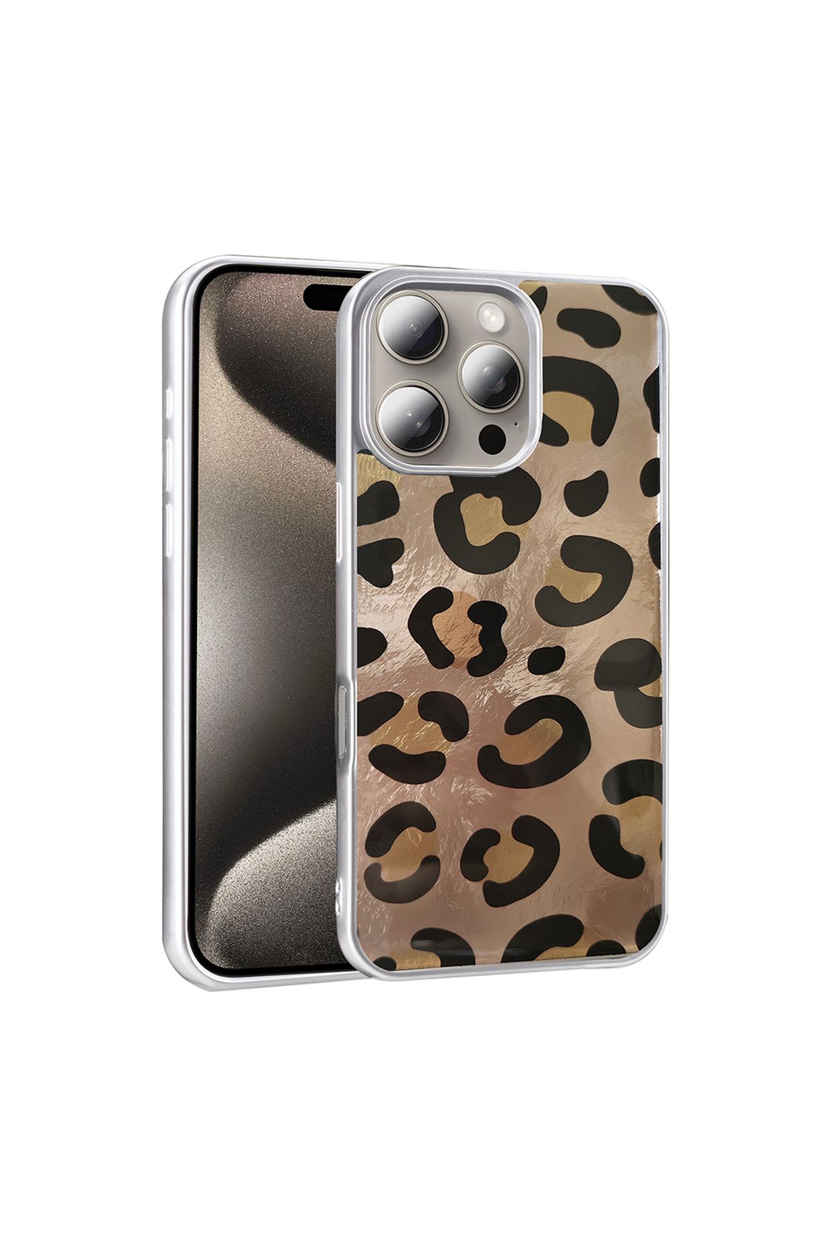 Başkenttekno iPhone 16 Pro Max Kılıf Desenli Mep Kapak