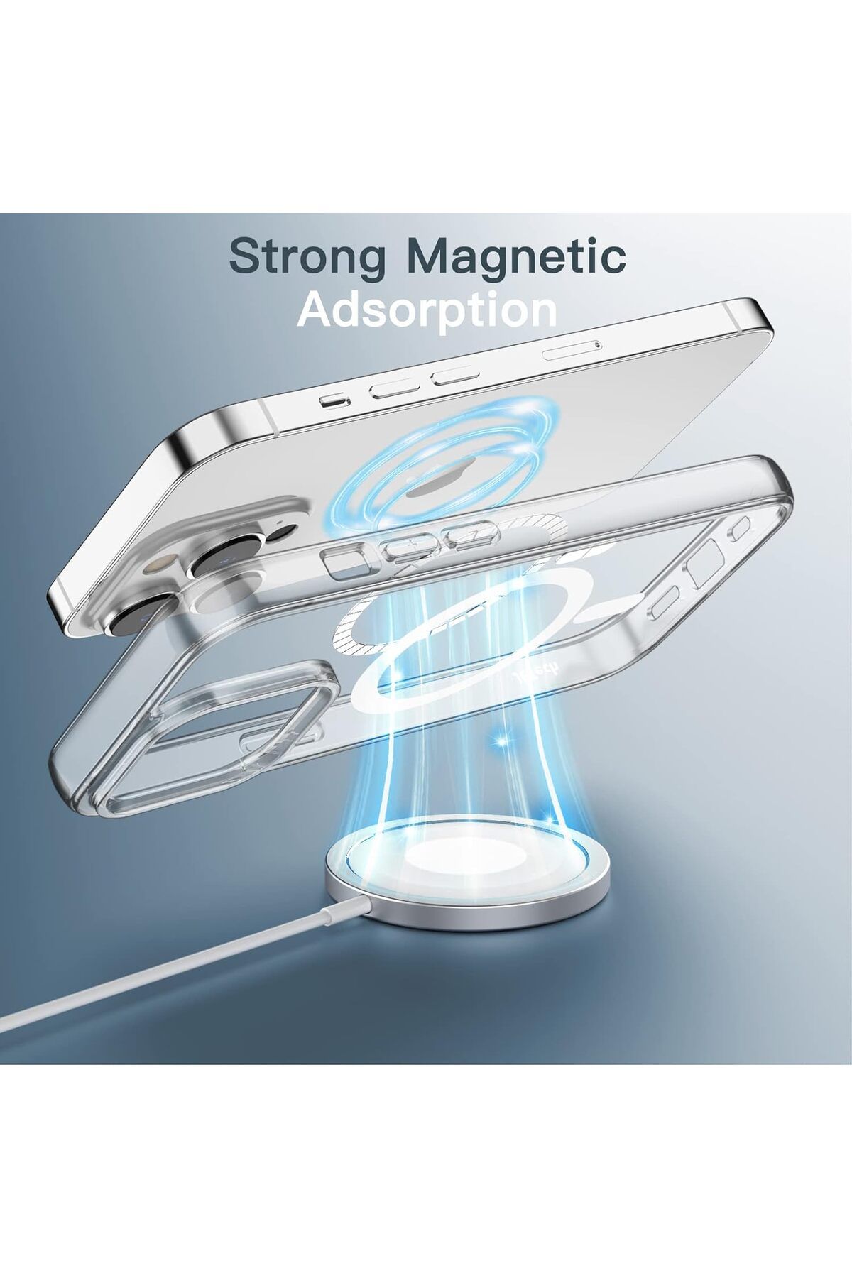 Generic-Magnetic Case for iPhone 14 PRO MAX (6.7") – MagSafe, Shockproof Bumper , Clear Anti-Scratch Case 2