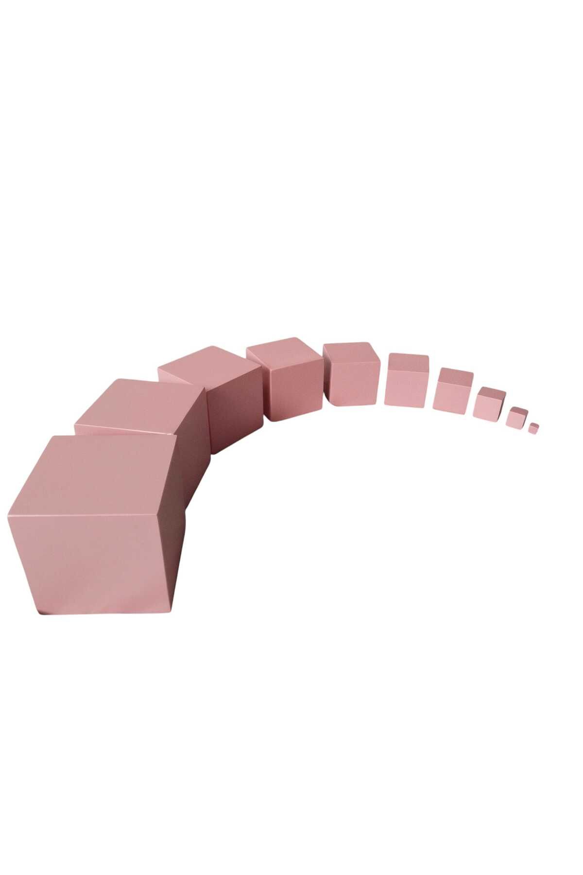 WOODTOY'S ORGANİK OYUNCAK DÜNYASI MONTESSORİ PEMBE KULELER