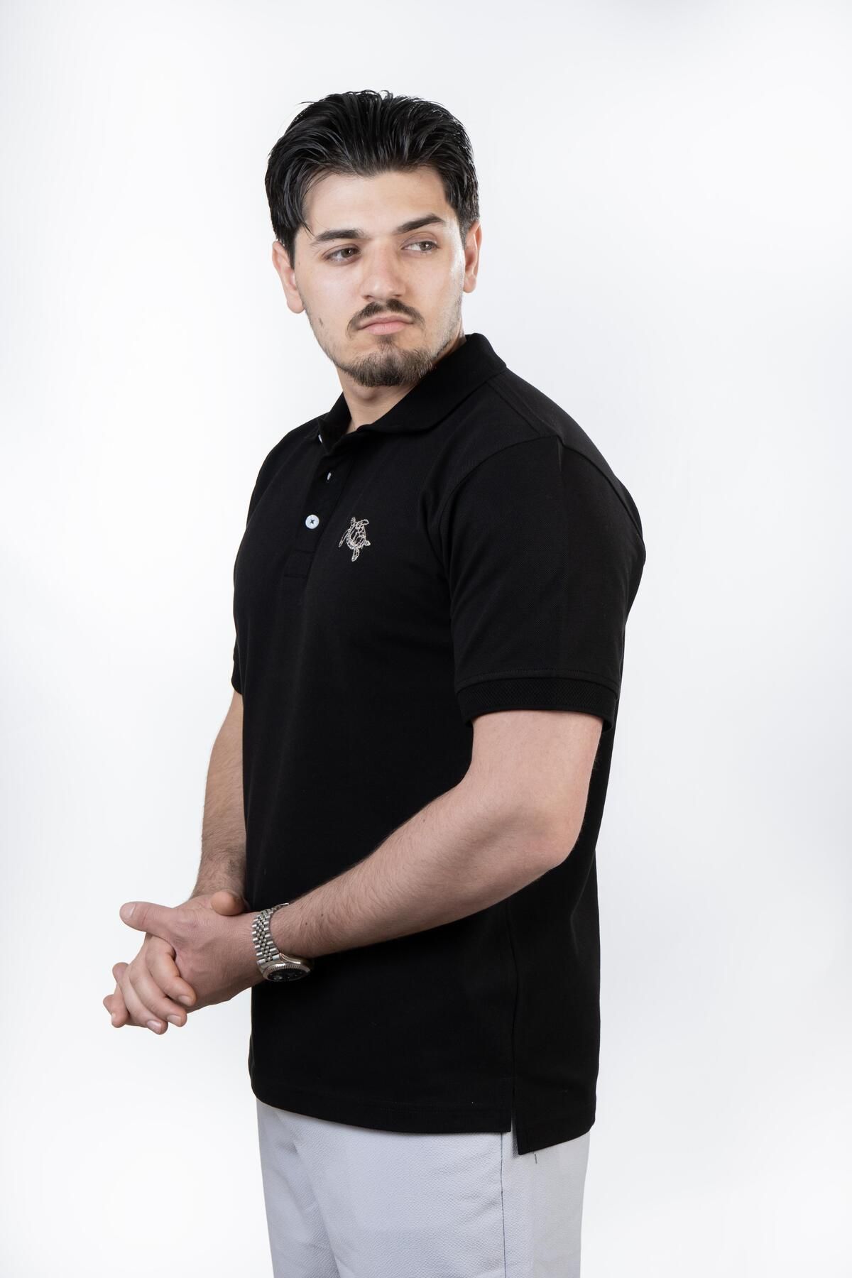 MARİA POLO YAKA BLACK