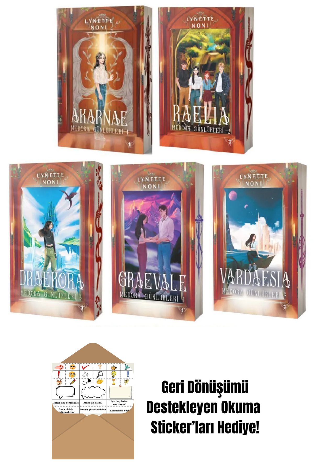 Artemis Yayınları Medora Günlükleri 5 Kitap Set