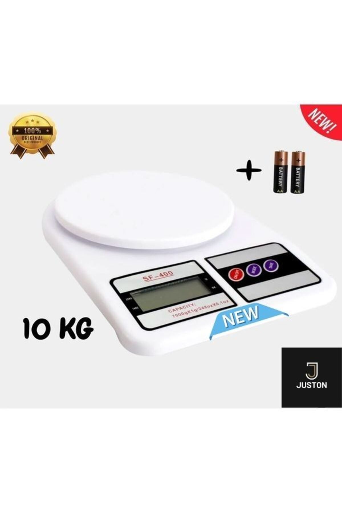 teknotrust -Dijital Hassas Mutfak Tartısı - Mutfak Terazisi-hassas Ölçüm 10 Kg