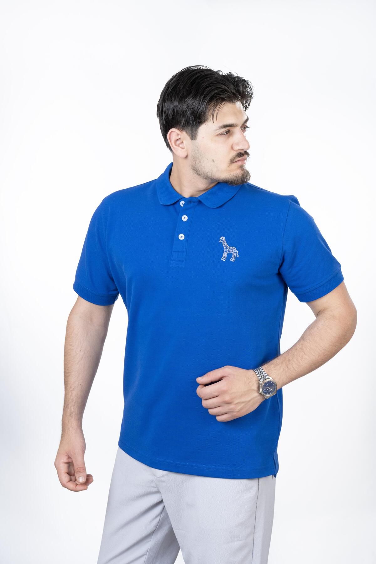 MARİA POLO YAKA ROYAL BLUE