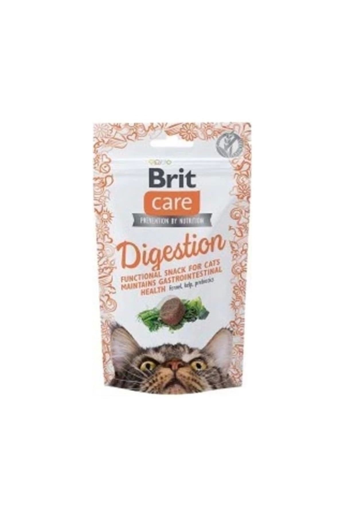 YNT İthalat Brit Care Snack Digestion Sindirim Sistemi Düzenleyici Kedi Ödül Maması 50 Gr