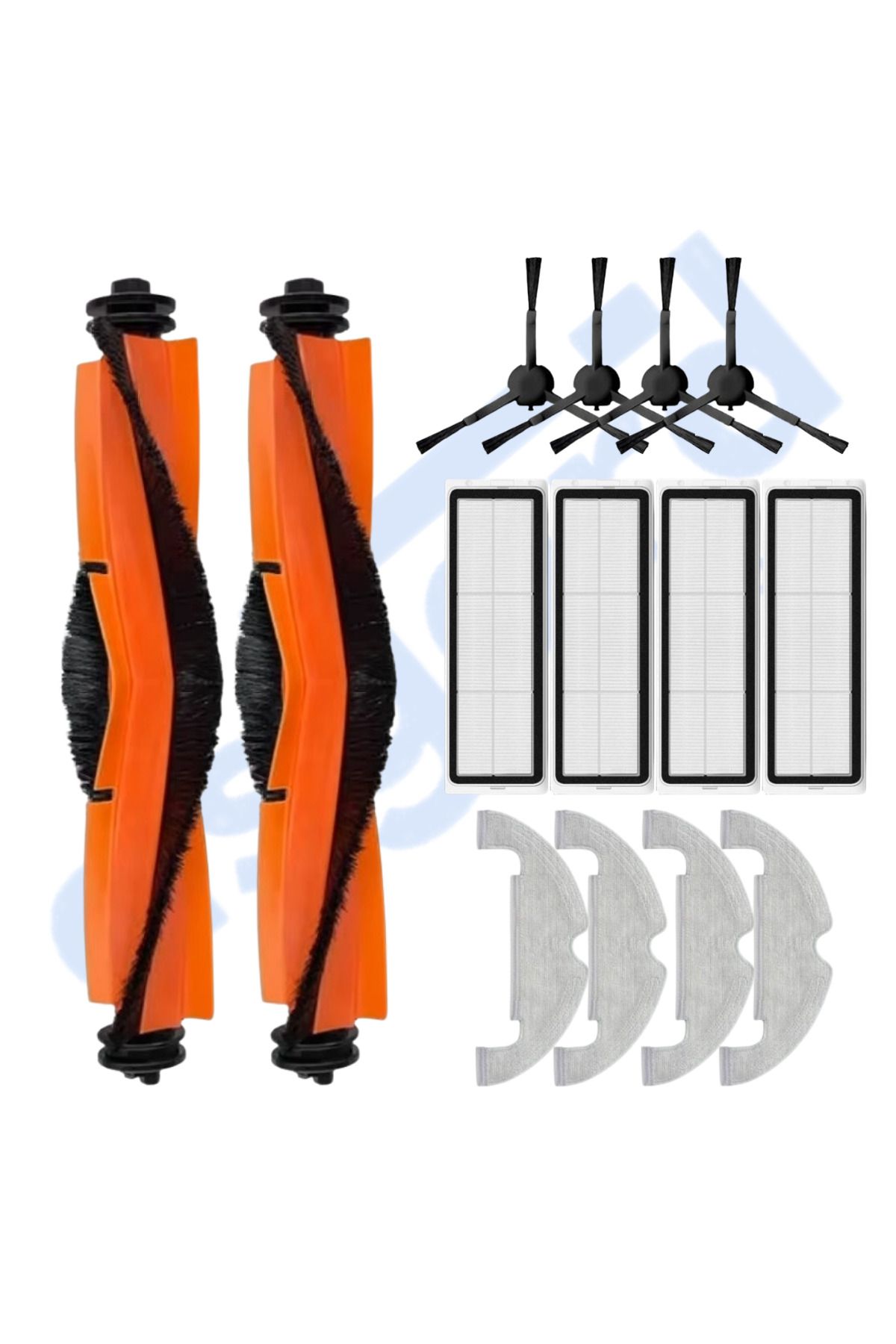 Asgard Grup DREAME D10 PLUS – D10S PLUS – D10 PLUS GEN 2 UYUMLU 2 Ana Fırça 4 Yan Fırça 4 Filtre 4 Mop