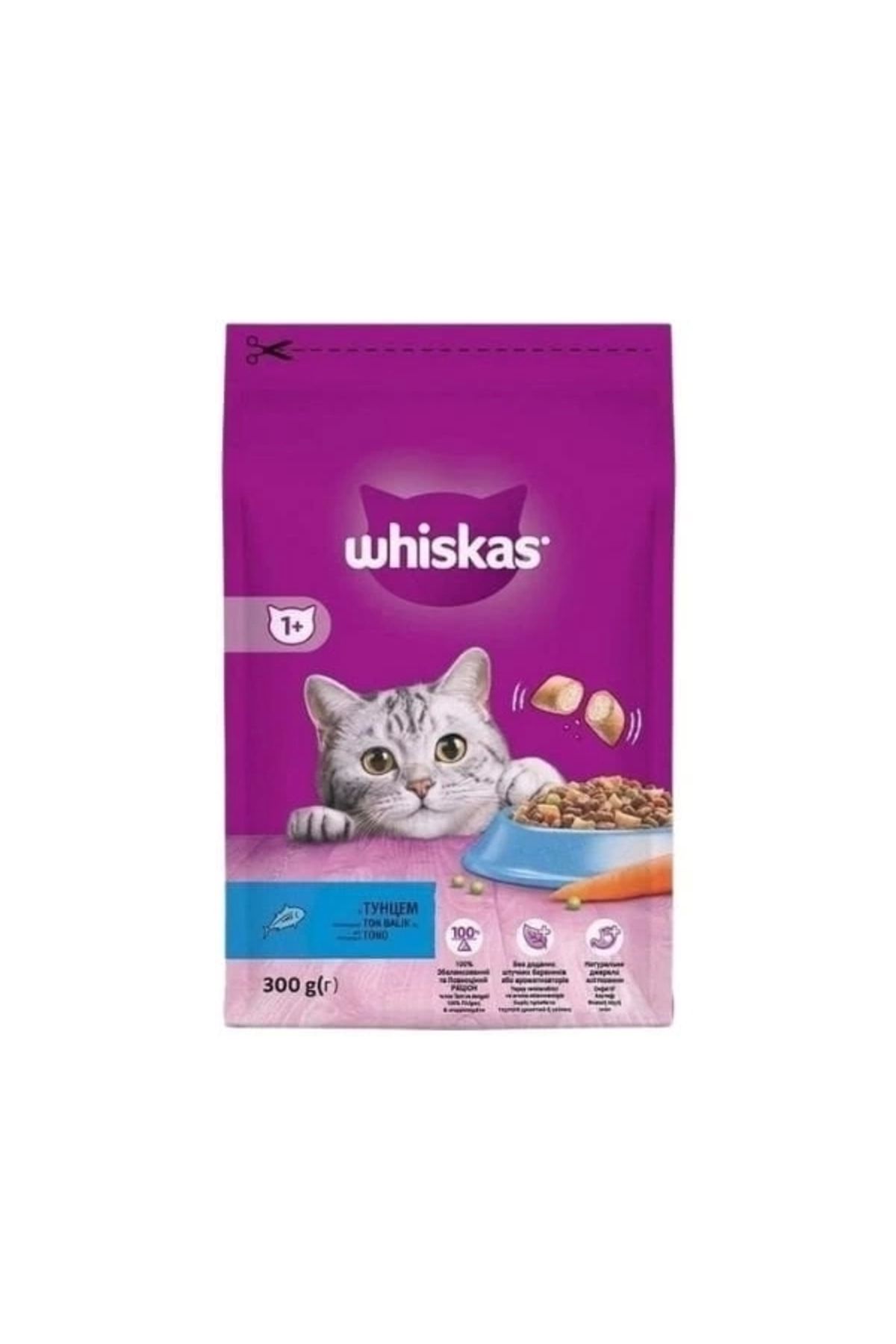 YNT İthalat Whiskas Ton Balıklı ve Sebzeli Yetişkin Kedi Maması 300 Gr