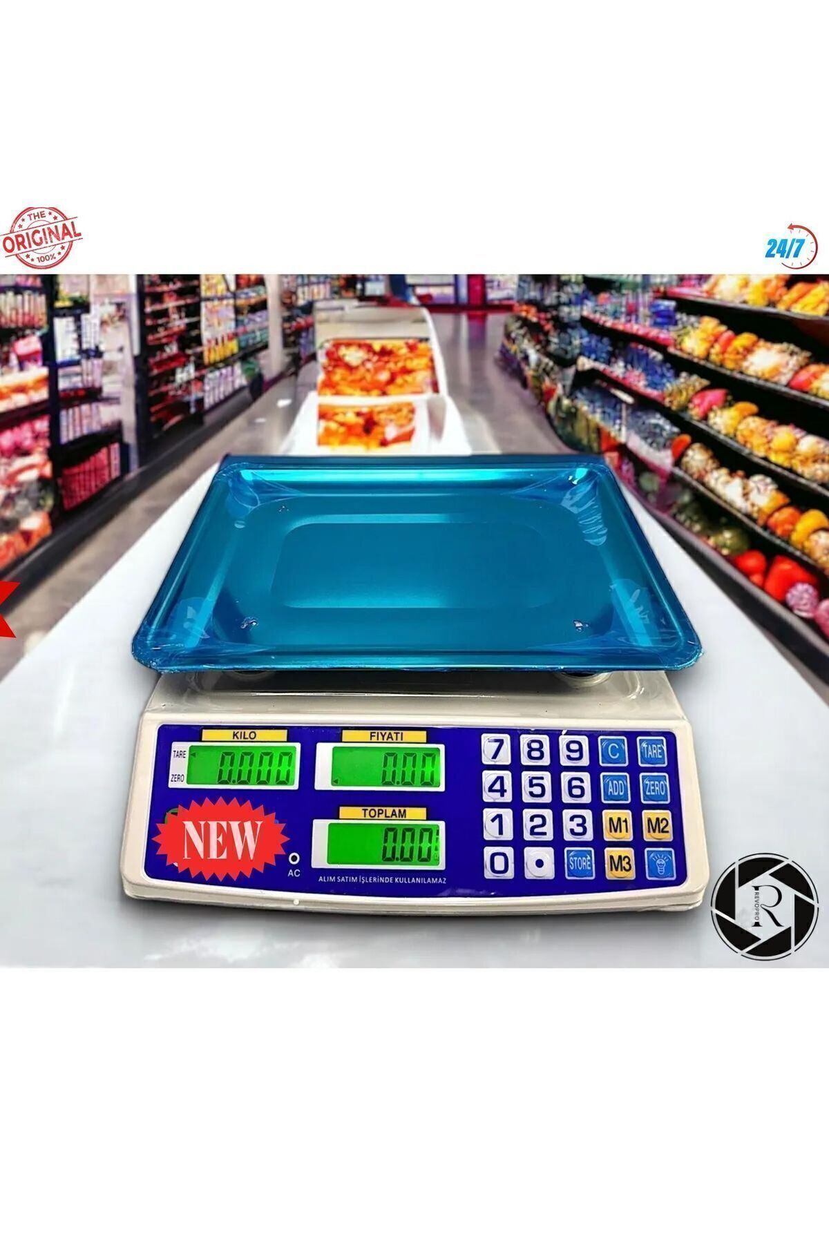 teknotrust Terazi 40 Kg Elektronik Dijital Bakkal Manav Market Pazarcı Terazisi