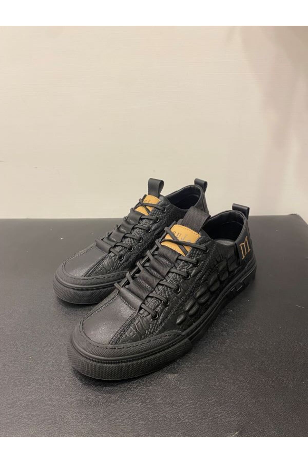 Guja Erkek Hakiki Deri Düz Taban Sneaker