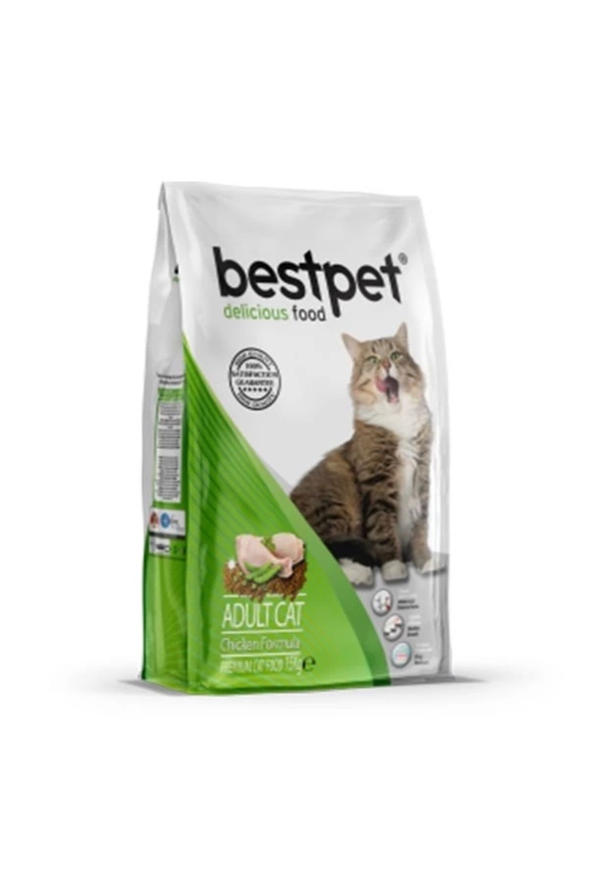 YNT İthalat Bestpet Tavuklu Pirinçli Yetişkin Kedi Maması 15 Kg