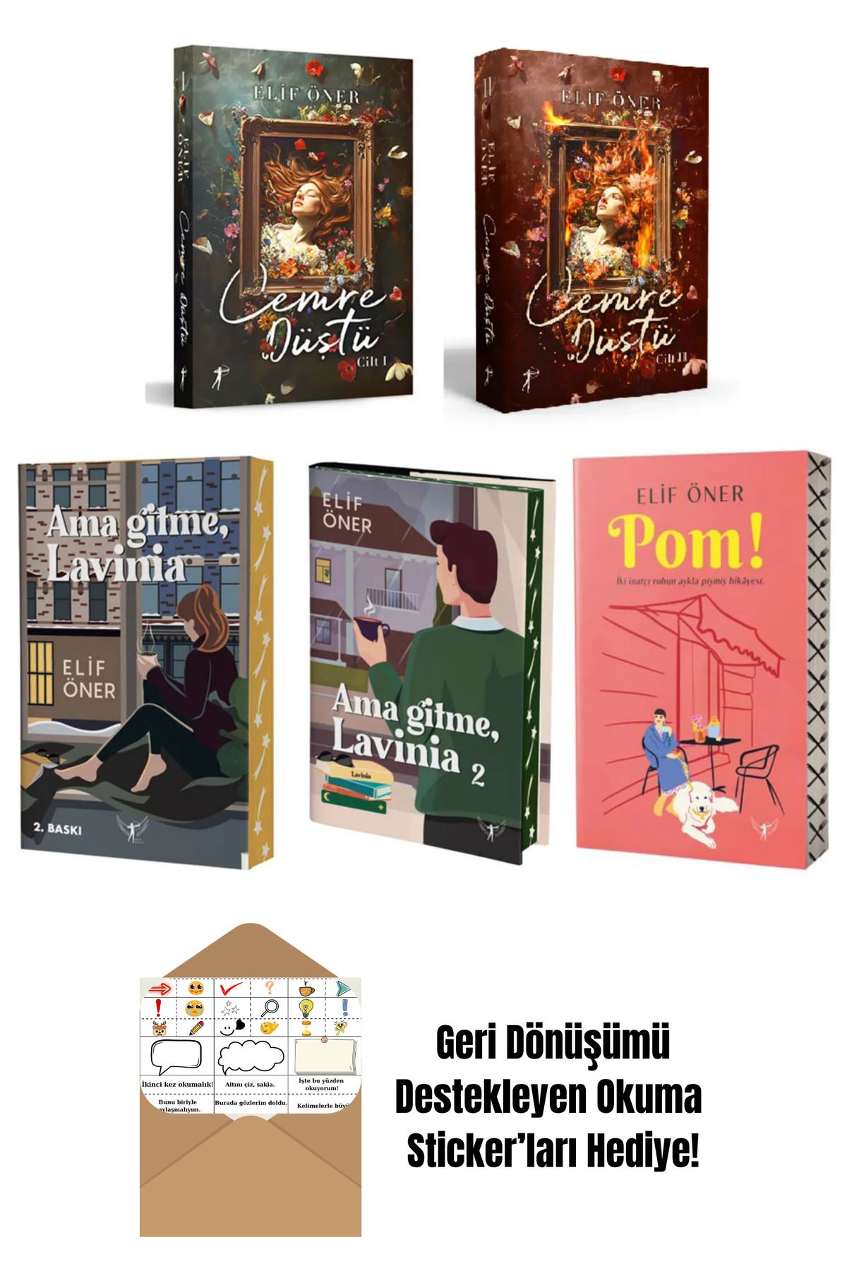 Artemis Yayınları Elif Öner 5 Kitap Set