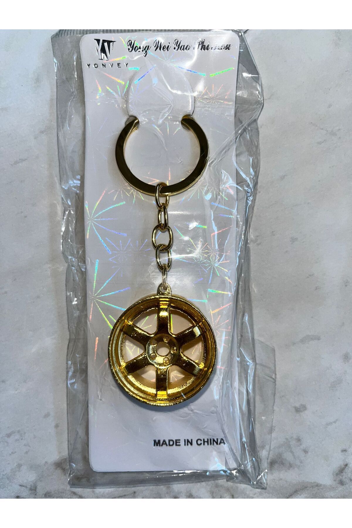 BURUCRAFT JANT ANAHTARLIK (metal jant tasarımlı anahtarlık)