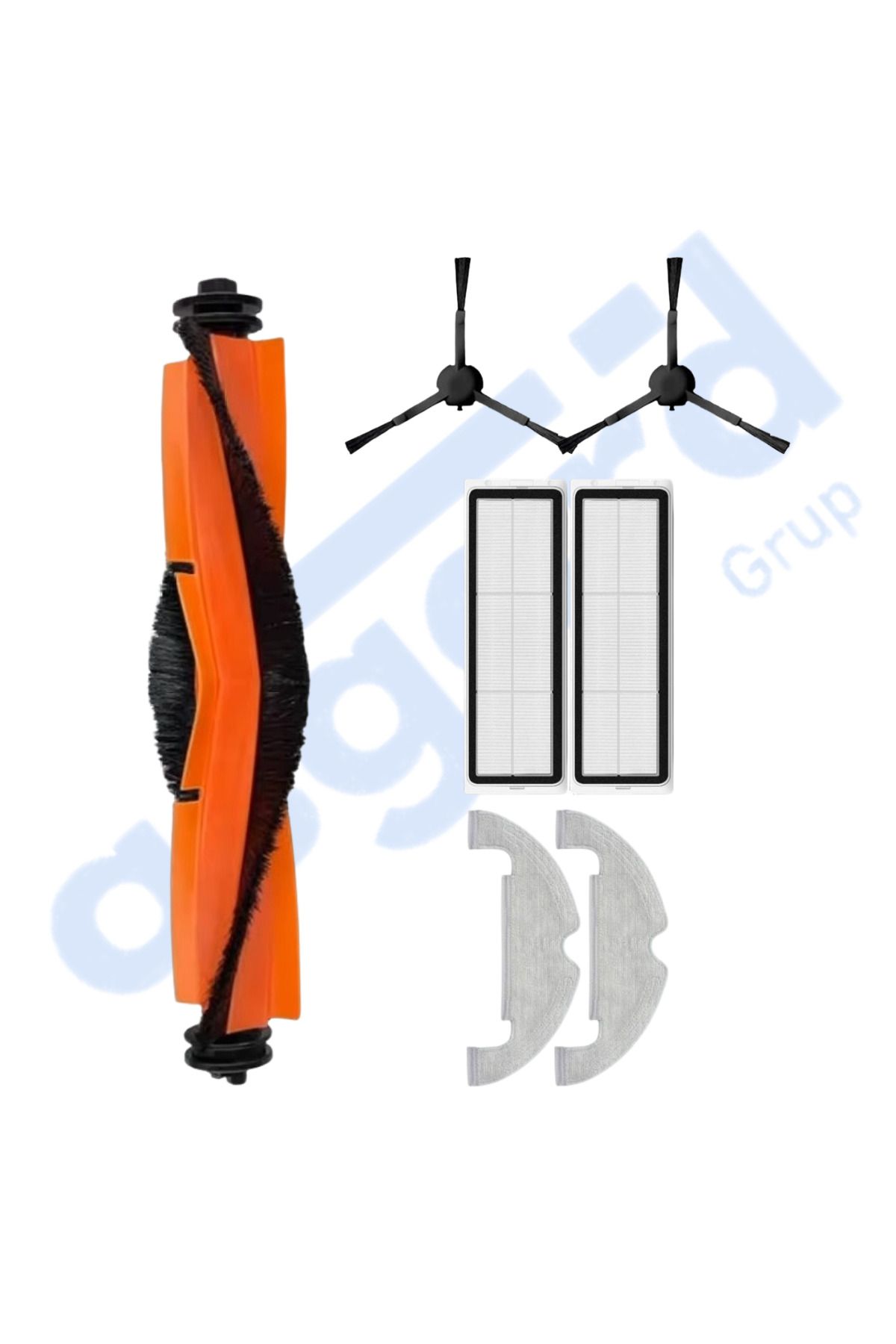 Asgard Grup XİAOMİ MOP 2 ULTRA – X10 UYUMLU 1 Ana Fırça 2 Yan Fırça 2 Filtre 2 Mop