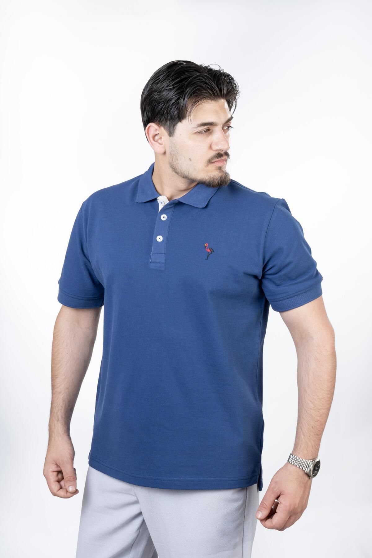 MARİA POLO YAKA ROYAL BLUE