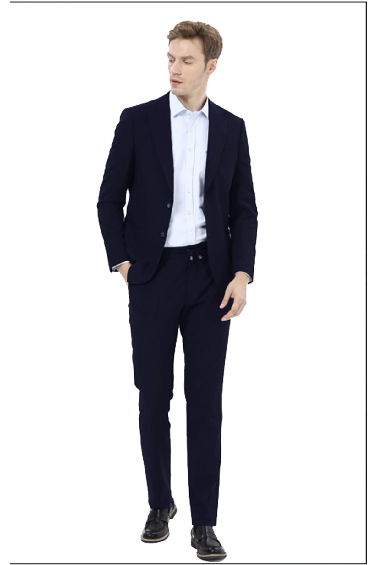 dml giyim Gofre jogger pantalonlu spor takım elbise