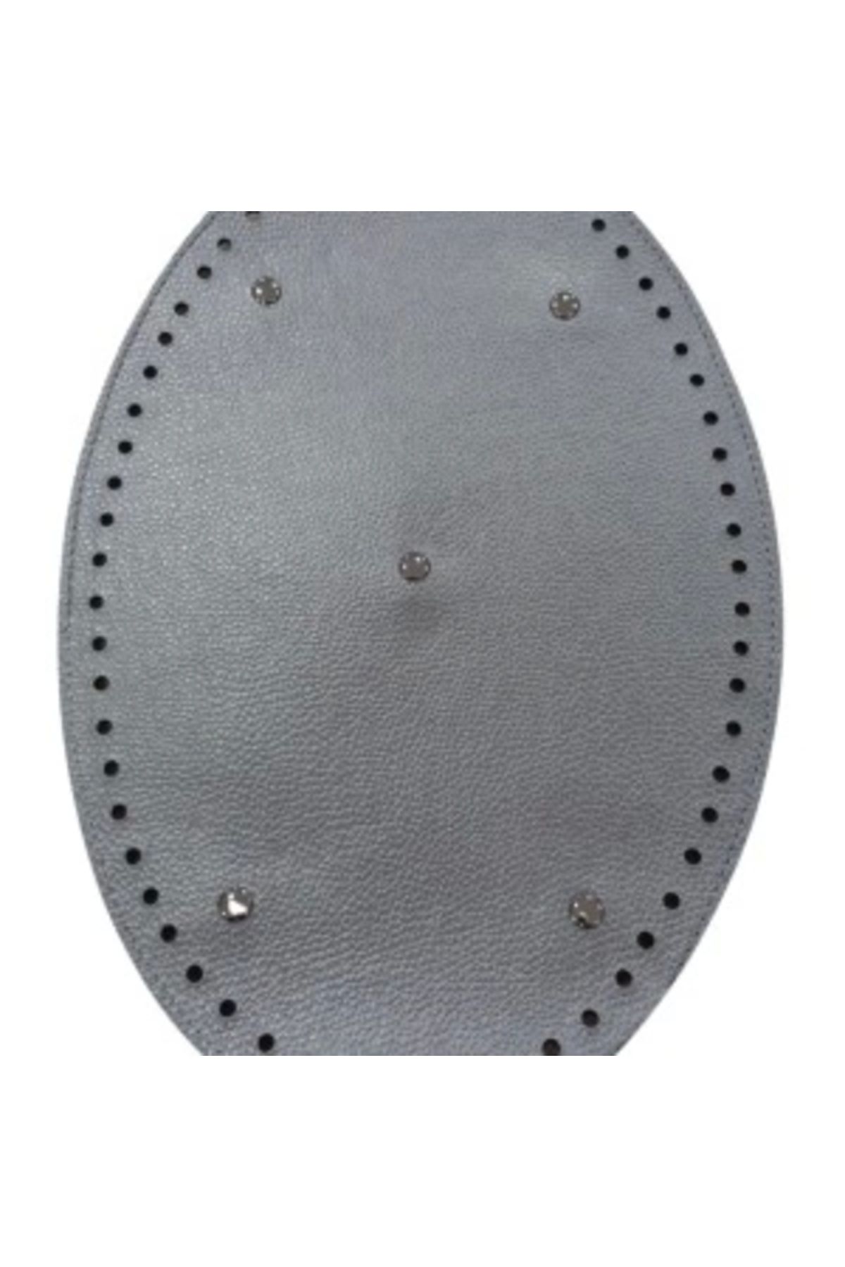 STOREMAX Çanta Tabanı oval 20 cm Gümüş