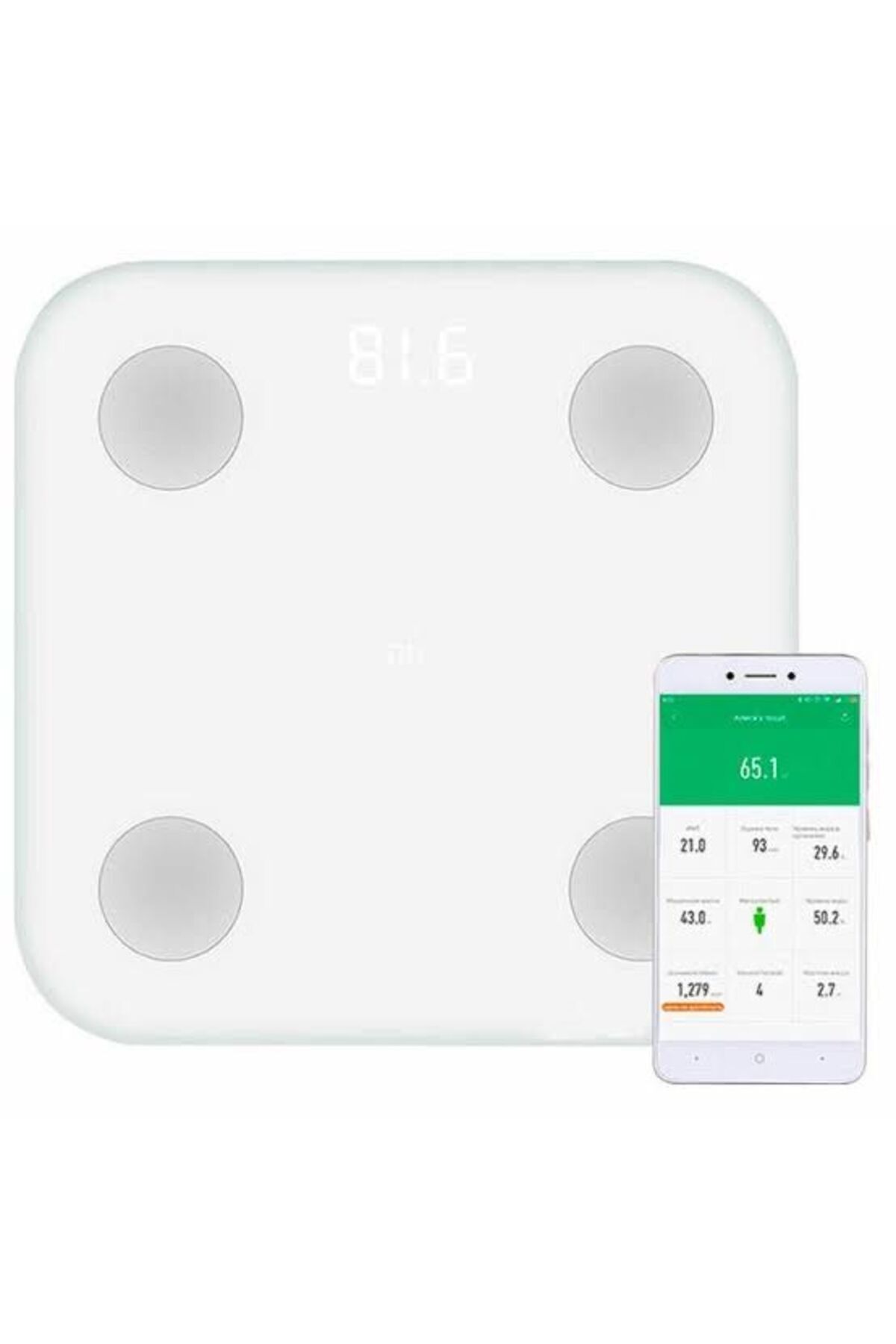 teknotrust Mi Body Composition Scale 2 S 400 Yağ Ölçer Fonksiyonlu Akıllı Bluetooth Tartı