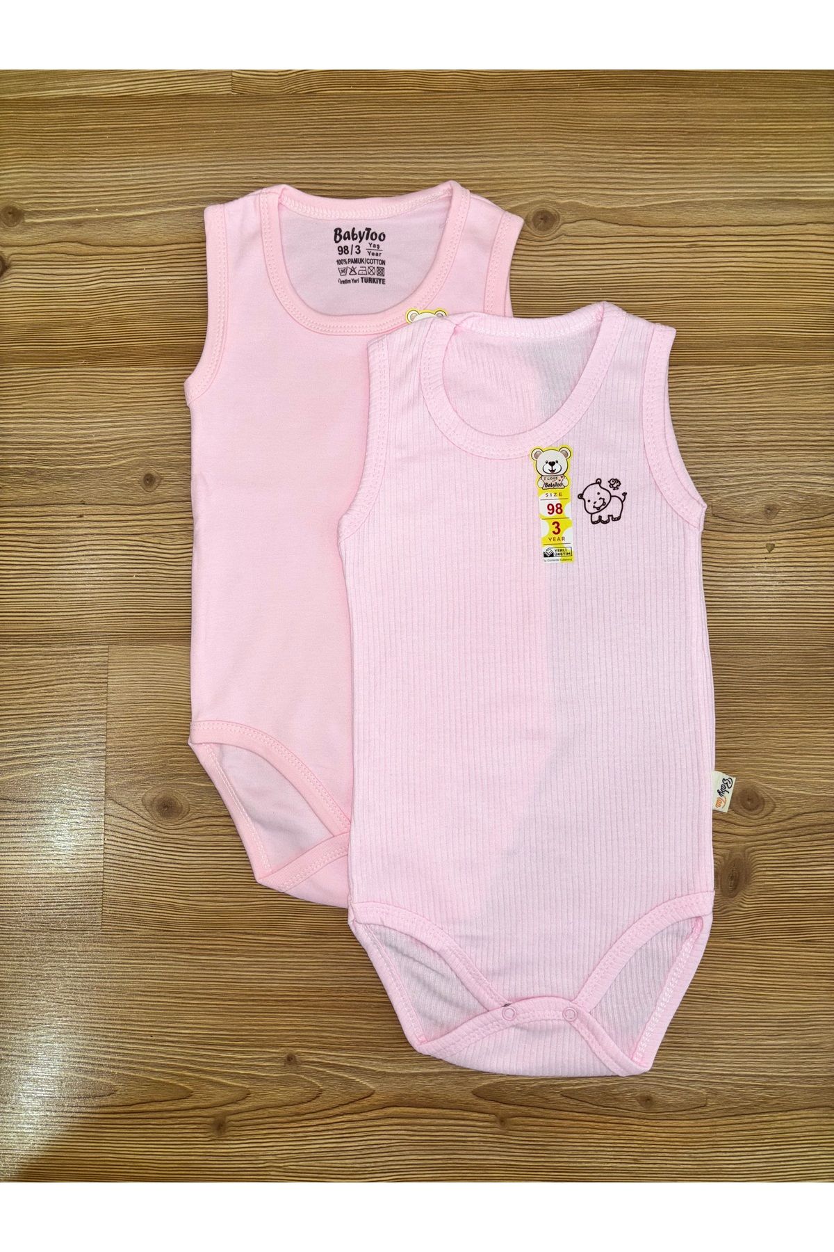 Babytoo Kız Bebek %100 Pamuk Zıbın