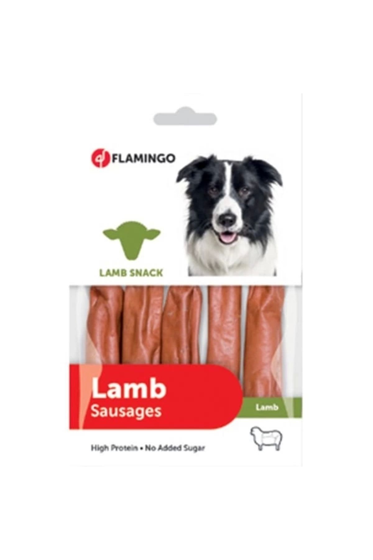 YNT İthalat Flamingo Lamb Snack Kuzulu Sosis Köpek Ödül Maması 85 Gr