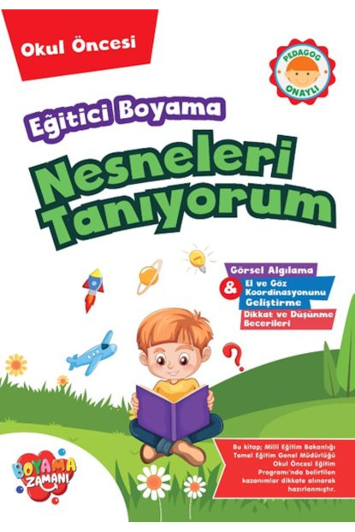 BOYAMA ZAMANI Eğitici Boyama - Nesneleri Tanıyorum