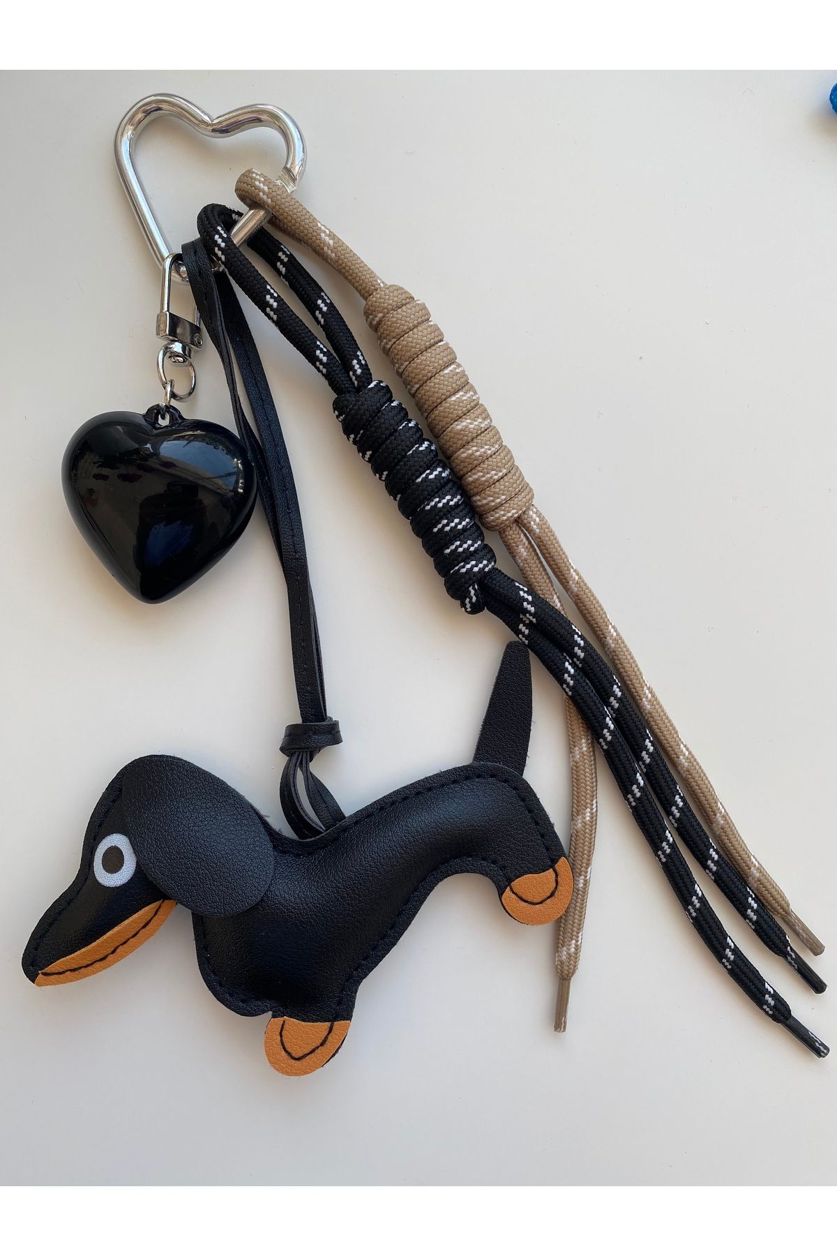 VİOLET ACCESSORİES KÖPEK FİGÜR ÇOKLU ÇANTA CHARMI