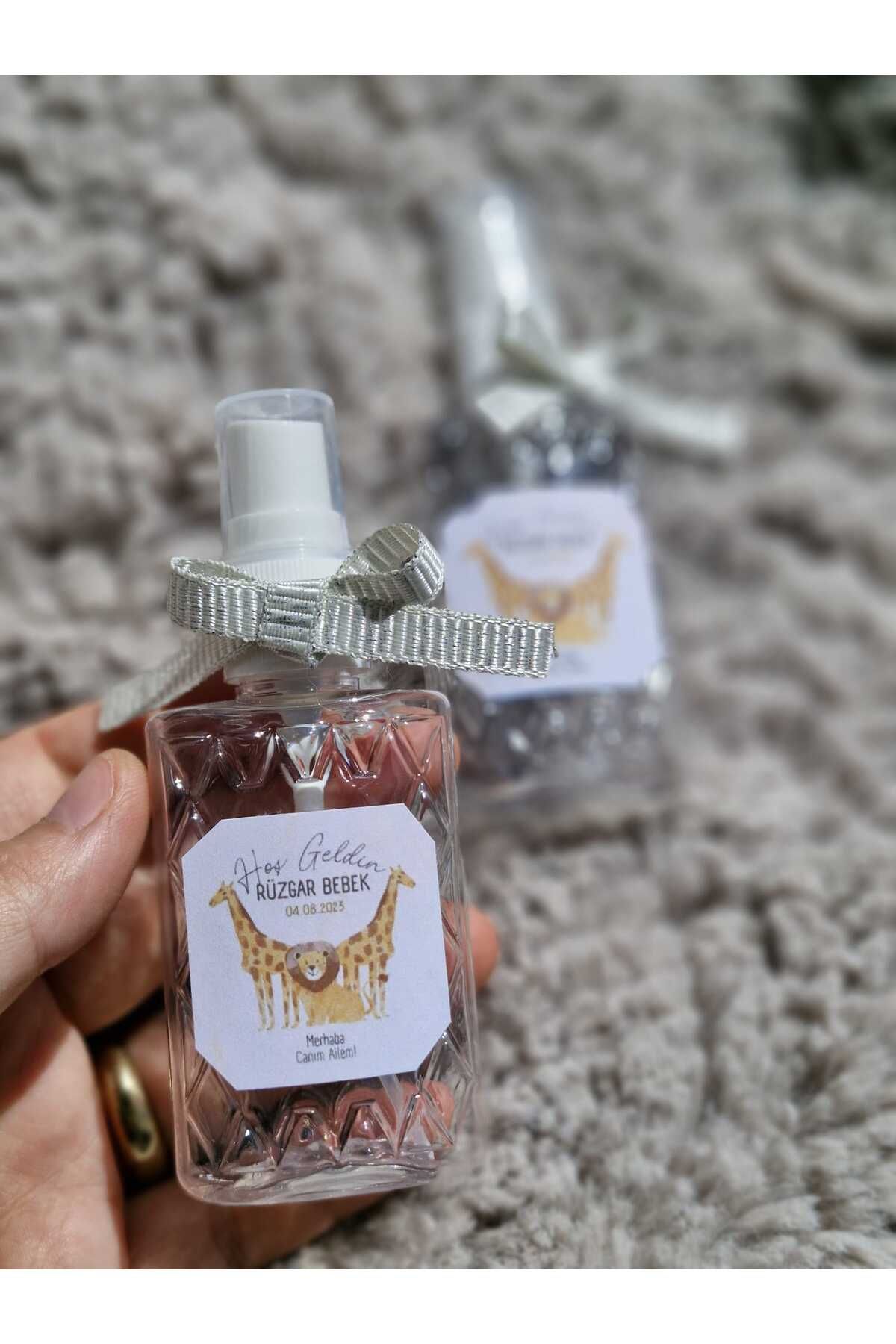 NLYCOLLECTİON BEBEK HEDİYELİK KOLONYA (MEVLİD, YENİ DOĞAN, DOĞUM GÜNÜ) 25 ADET