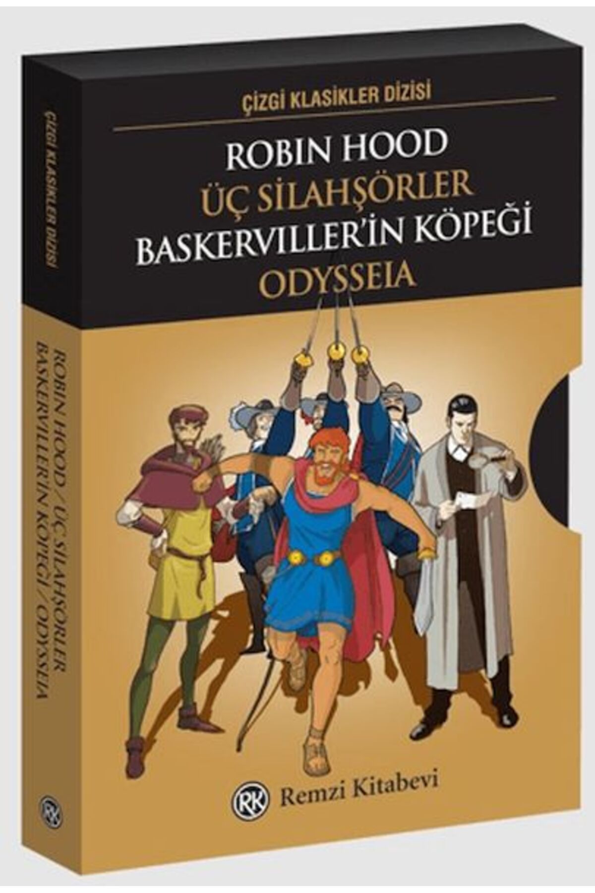 Destek Yayınları Çizgi Klasikler Dizisi (4 Kitap Kutulu)