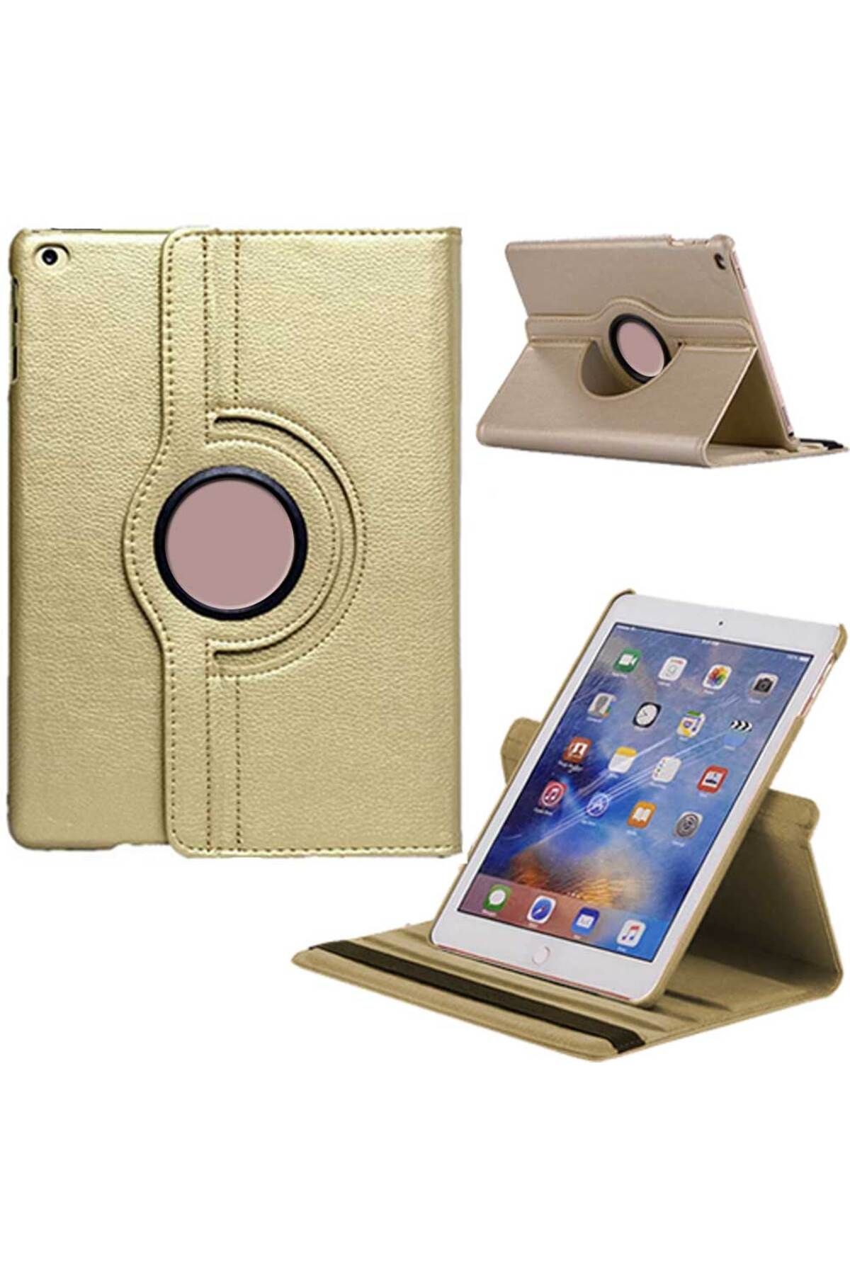 Smart Tech Apple iPad Mini 1 / Mini 2 / Mini 3 Uyumlu Döner Standlı Tablet Kılıfı