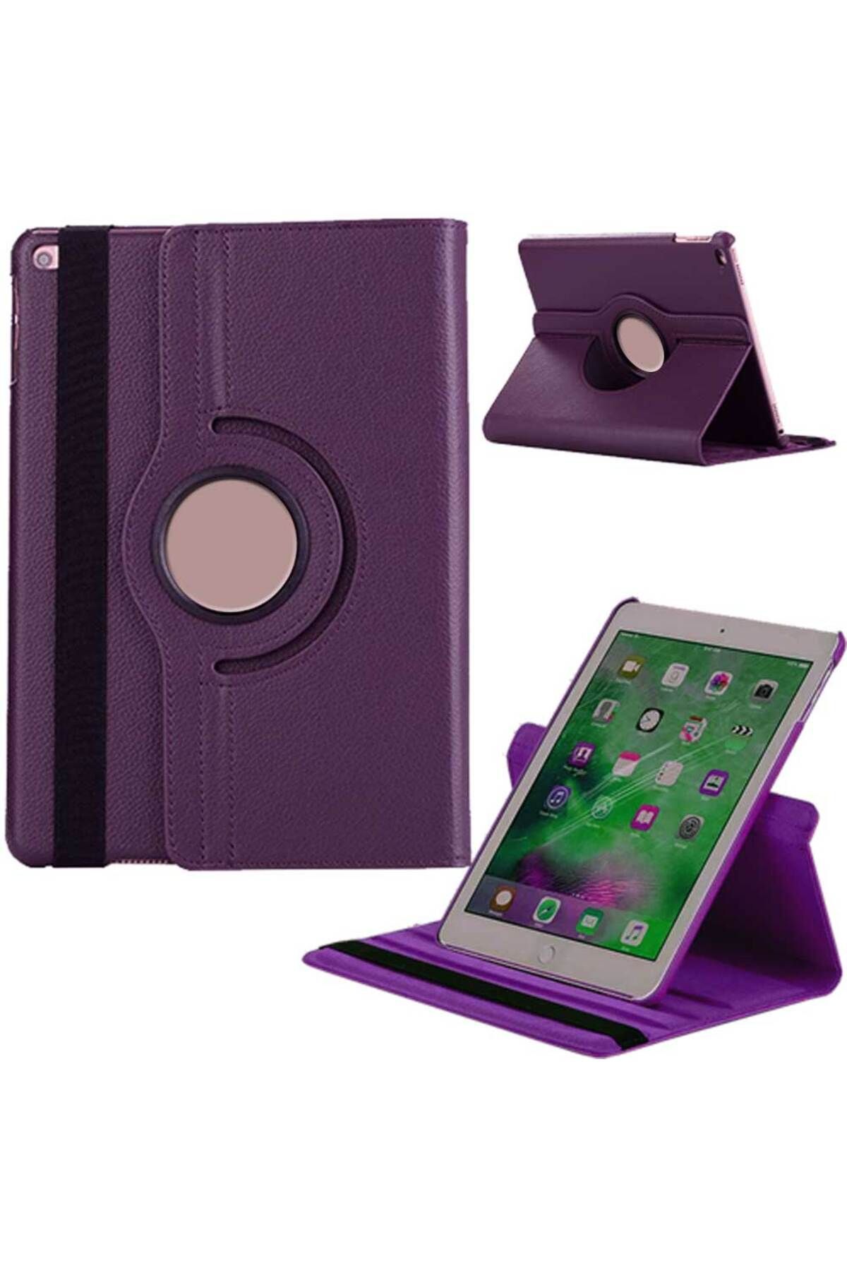 Smart Tech Apple iPad Mini 1 / Mini 2 / Mini 3 Uyumlu Döner Standlı Tablet Kılıfı