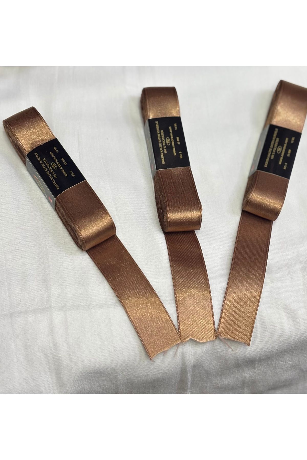 Muensu 4 cm 9 no Saten Kurdele, düğün, kına , nişan, süsleme, hobi için kurdele 003