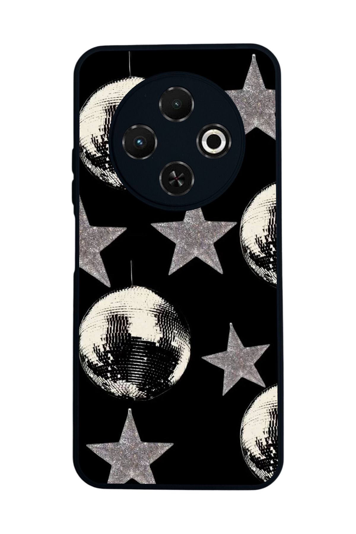 TECNO Spark 30C Mat Uyumlu Siyah Kılıf – Yumuşak Silikon, Koruyucu, Şok Emici Kapak