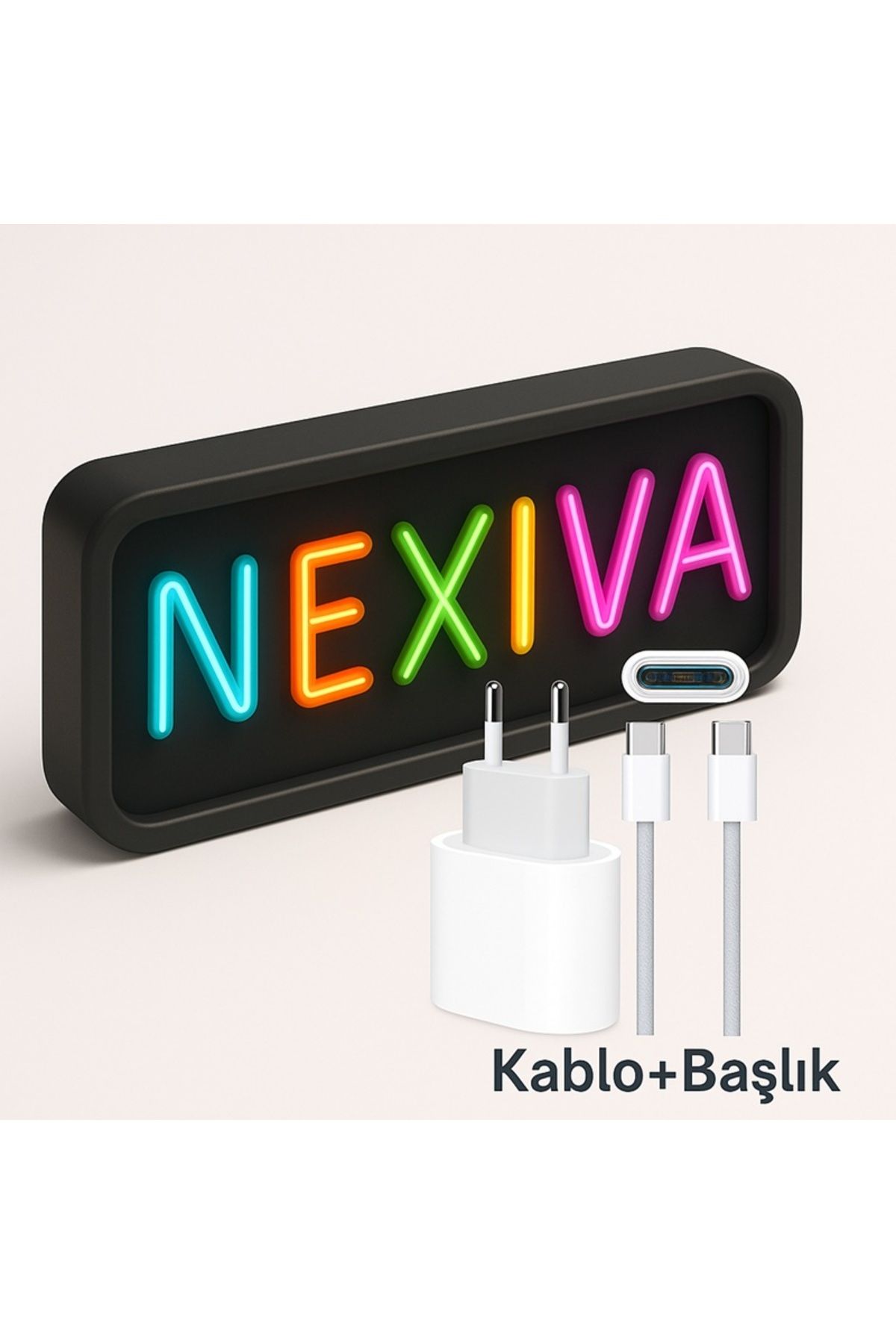nexiva 20W adaptör + Type-c Type-c kablo Set 15/16 pro/pro max uyumlu