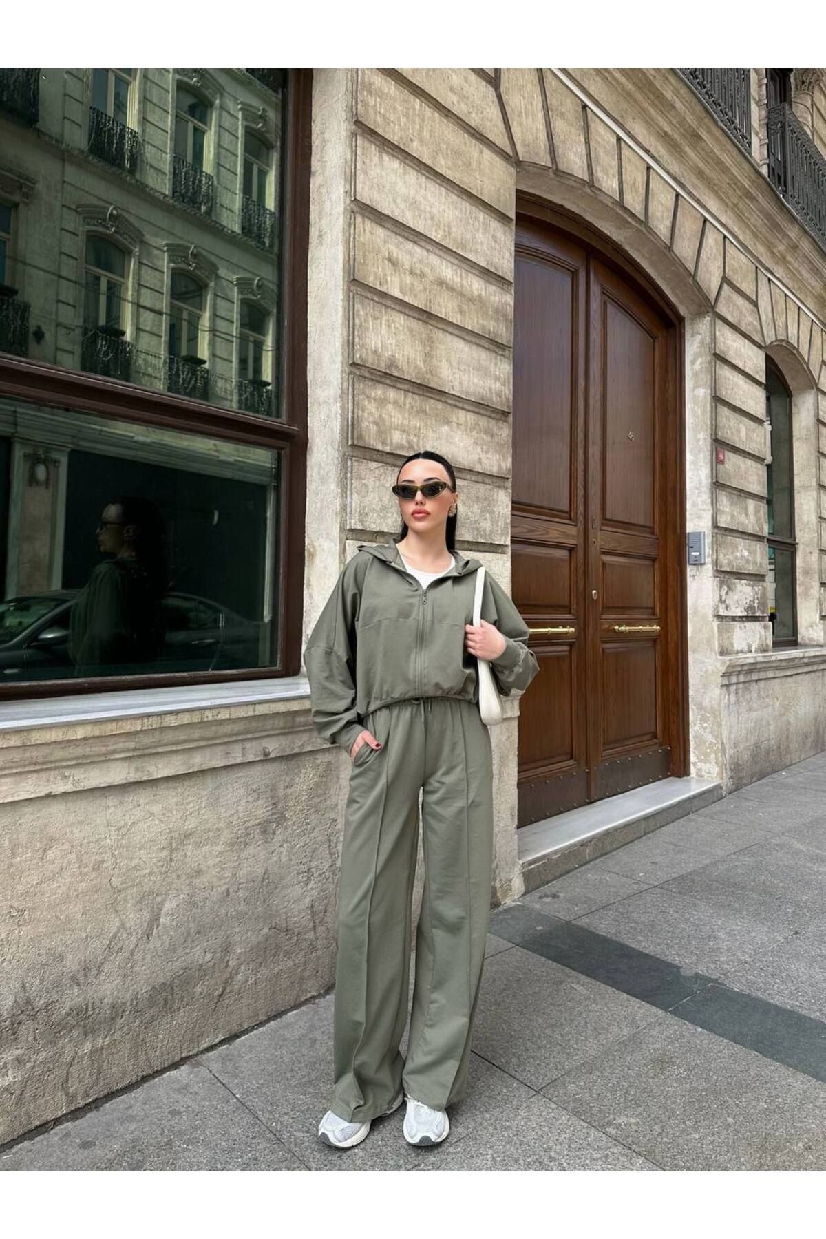 Hotfashion KAPÜŞONLU FERMUARLI EŞOFMANTAKIM