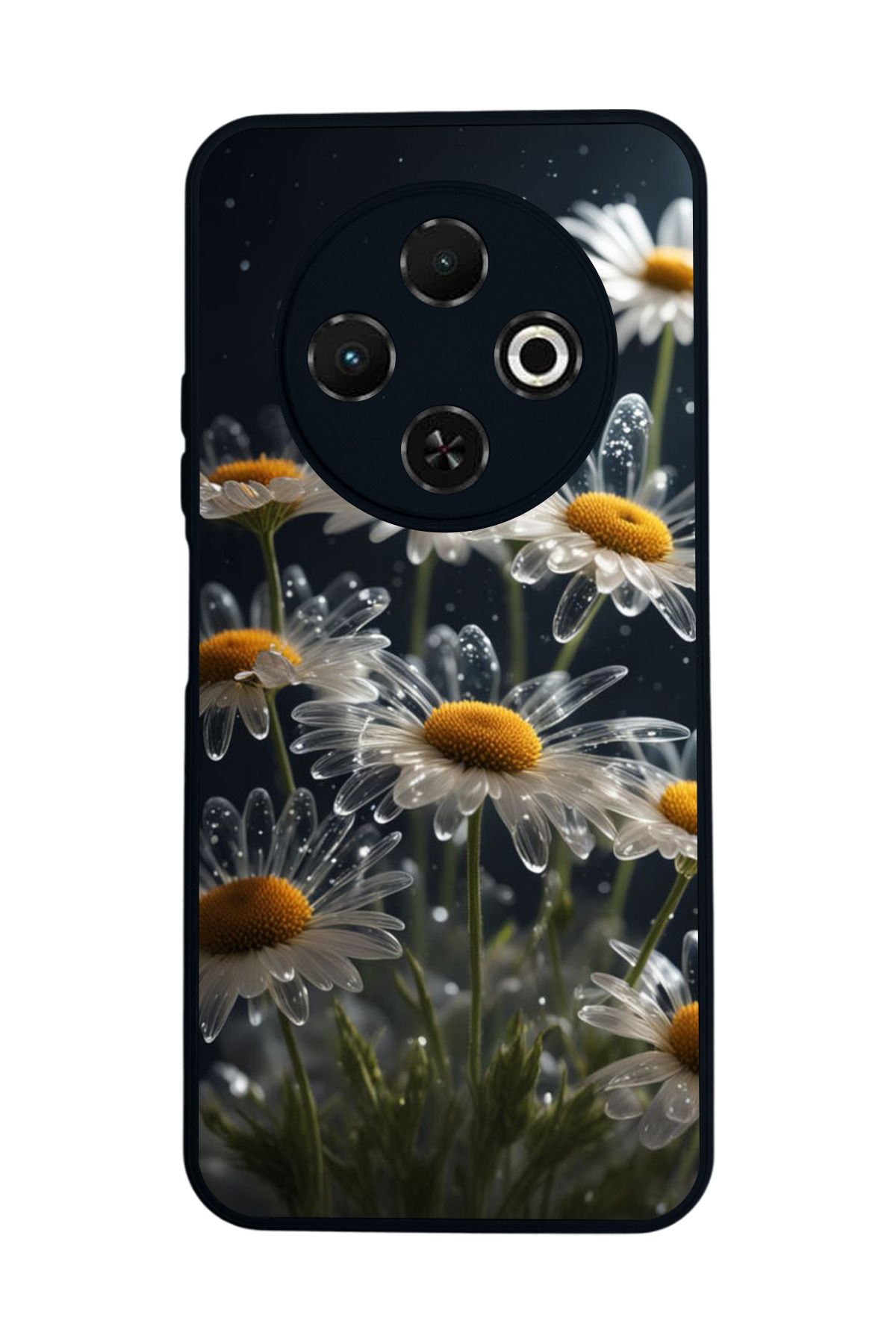 TECNO Spark 30C Mat Uyumlu Siyah Kılıf – Yumuşak Silikon, Koruyucu, Şok Emici Kapak