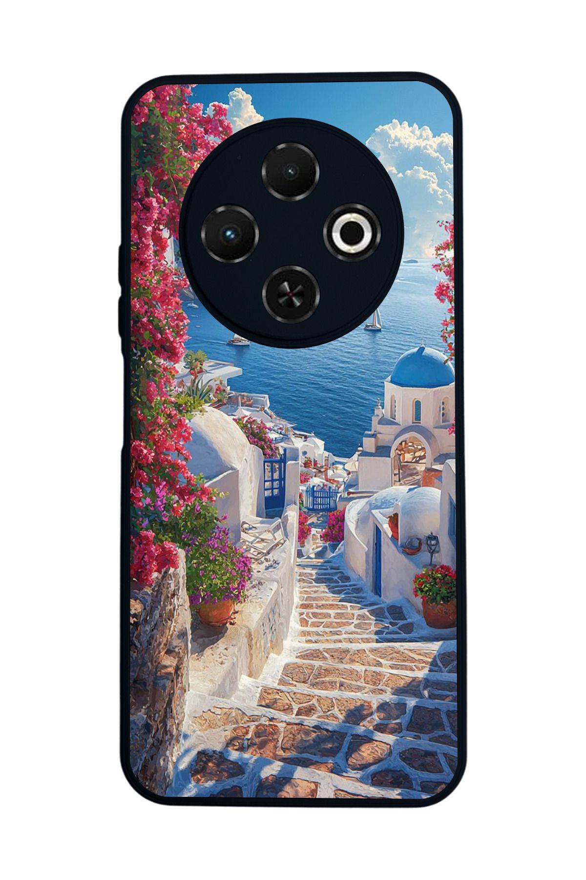TECNO Spark 30C Mat Uyumlu Siyah Kılıf – Yumuşak Silikon, Koruyucu, Şok Emici Kapak